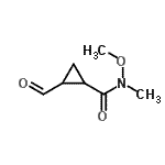CAS#: 915280-91-0, 2-Formyl-N-methoxy-N-methylcyclopropanecarboxamide