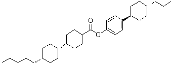 CAS#: 91545-93-6, 4-(trans-4-Propylcyclohexyl)phenyl (1R,1,4R,4'S)-4'-pentyl-1,1'-bi(cyclohexyl)-4-carboxylate