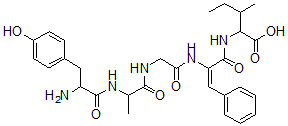 CAS 登录号：91549-05-2， 4-去氢-苯丙氨酰-亮氨酰-脑啡肽