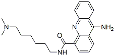 CAS 登录号：91549-81-4， 9-氨基-N-(6-(二甲基氨基)己基)-4-吖啶甲酰胺