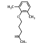 CAS#: 91553-71-8, 3-(2,6-Dimethylphenoxy)-N-methyl-1-propanamine