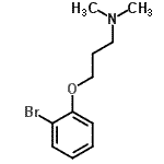 CAS#: 915707-52-7, 3-(2-Bromophenoxy)-N,N-dimethyl-1-propanamine