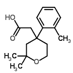 CAS#: 915893-84-4, [2,2-Dimethyl-4-(2-methylphenyl)tetrahydro-2H-pyran-4-yl]acetic acid