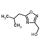 CAS#: 915920-18-2, (5-Isobutyl-1,2,4-oxadiazol-3-yl)methanol