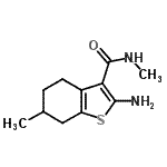 CAS#: 915920-53-5, 2-Amino-N,6-dimethyl-4,5,6,7-tetrahydro-1-benzothiophene-3-carboxamide