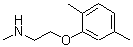 CAS#: 915920-66-0, 2-(2,5-Dimethylphenoxy)-N-methylethanamine