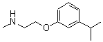 CAS#: 915920-90-0, 2-(3-Isopropylphenoxy)-N-methylethanamine