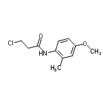 CAS#: 915921-70-9, 3-Chloro-N-(4-methoxy-2-methylphenyl)propanamide