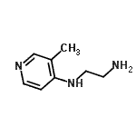 CAS 登录号：915922-09-7， N-(3-甲基-4-吡啶基)-1,2-乙二胺