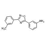 CAS#: 915922-84-8, 3-[3-(3-Methylphenyl)-1,2,4-oxadiazol-5-yl]aniline