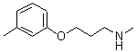 CAS#: 915923-00-1, N-Methyl-3-(3-methylphenoxy)-1-propanamine