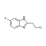 CAS#: 915923-27-2, 2-(2-Chloroethyl)-5-fluoro-1H-benzimidazole
