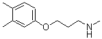 CAS#: 915923-36-3, 3-(3,4-Dimethylphenoxy)-N-methyl-1-propanamine