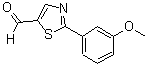 CAS#: 915923-79-4, 2-(3-Methoxyphenyl)-1,3-thiazole-5-carbaldehyde