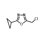 CAS#: 915924-77-5, 2-(Chloromethyl)-5-cyclopropyl-1,3,4-oxadiazole
