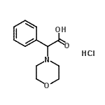 CAS#: 91641-50-8, 4-Morpholinyl(phenyl)acetic acid hydrochloride (1:1)