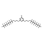 CAS#: 916770-15-5, 2-Chloro-4,6-bis[(4,4,5,5,6,6,7,7,8,8,9,9,9-tridecafluorononyl)oxy]-1,3,5-triazine