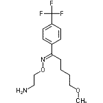 CAS#: 917096-37-8, 2-{[(E)-{5-Methoxy-1-[4-(trifluoromethyl)phenyl]pentylidene}amino]oxy}ethanamine