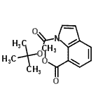 CAS#: 917562-23-3, 7-Methyl 1-(2-methyl-2-propanyl) 1H-indole-1,7-dicarboxylate
