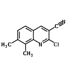 CAS#: 917746-03-3, 2-Chloro-7,8-dimethyl-3-quinolinecarbonitrile