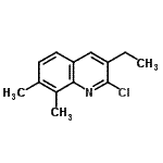 CAS#: 917746-29-3, 2-Chloro-3-ethyl-7,8-dimethylquinoline