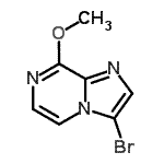 CAS#: 91775-62-1, 3-Bromo-8-methoxyimidazo[1,2-a]pyrazine