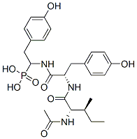 CAS#: 91796-92-8, 1-(N-(N-Acetylisoleucyl)-Tyrosyl)Amino-2-(4-Hydroxyphenyl)Ethylphosphonic Acid