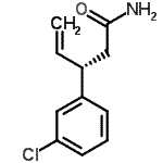 CAS#: 918149-69-6, (3S)-3-(3-Chlorophenyl)-4-pentenamide