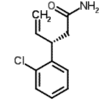 CAS#: 918149-70-9, (3S)-3-(2-Chlorophenyl)-4-pentenamide