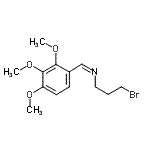 CAS 登录号：918335-87-2， (Z)-N-(3-溴丙基)-1-(2,3,4-三甲氧基苯基)甲亚胺