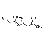CAS#: 91868-17-6, 1-(5-Ethyl-1H-pyrazol-3-yl)-N,N-dimethylmethanamine