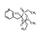CAS#: 919355-29-6, Tetramethyl [1-hydroxy-2-(3-pyridinyl)-1,1-ethanediyl]bis(phosphonate)