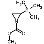 CAS#: 91936-00-4, Methyl 2-(trimethylsilyl)-1-aziridinecarboxylate
