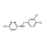 CAS#: 919522-44-4, 6-chloro-N-[(3,4-dichlorophenyl)methyl]pyridazin-3-amine