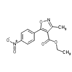 CAS#: 91956-02-4, Ethyl 3-methyl-5-(4-nitrophenyl)-1,2-oxazole-4-carboxylate