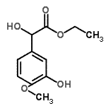 CAS#: 91971-78-7, Ethyl hydroxy(3-hydroxy-4-methoxyphenyl)acetate