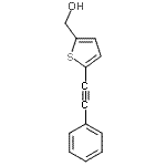 CAS#: 92070-91-2, [5-(Phenylethynyl)-2-thienyl]methanol