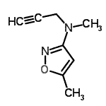 CAS#: 92087-99-5, N,5-Dimethyl-N-(2-propyn-1-yl)-1,2-oxazol-3-amine