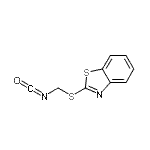 CAS#: 92137-10-5, 2-[(Isocyanatomethyl)sulfanyl]-1,3-benzothiazole