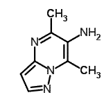 CAS#: 92146-03-7, 5,7-Dimethylpyrazolo[1,5-a]pyrimidin-6-amine