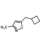 CAS#: 921588-27-4, 5-(Cyclobutylmethyl)-3-methyl-1,2-oxazole