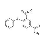 CAS 登录号：92163-78-5， 1-[3-硝基-4-(苯基硫基)苯基]乙酮