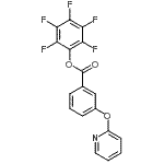 CAS#: 921938-61-6, Pentafluorophenyl 3-(2-pyridinyloxy)benzoate