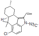 CAS#: 92219-95-9, [6aS,(-)]-8beta-Chloro-9alpha-Ethenyl-2,6,6aalpha,7,8,9,10,10aalpha-Octahydro-10alpha-Isocyano-6,6,9-Trimethylnaphtho[1,2,3-cd]Indole