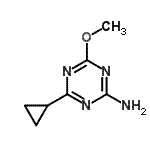 CAS#: 92238-49-8, 4-Cyclopropyl-6-methoxy-1,3,5-triazin-2-amine