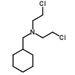 CAS 登录号：92244-83-2， 2-氯-N-(2-氯乙基)-N-(环己基甲基)乙胺