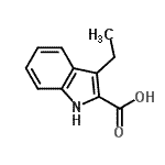 CAS#: 92287-88-2, 3-Ethyl-1H-indole-2-carboxylic acid