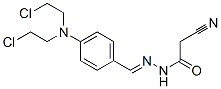 CAS#: 92298-18-5, N-[[4-[Bis(2-Chloroethyl)Amino]Phenyl]Methylideneamino]-2-Cyano-Acetam Ide