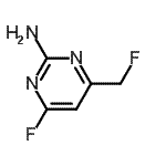 CAS#: 92311-40-5, 4-Fluoro-6-(fluoromethyl)-2-pyrimidinamine