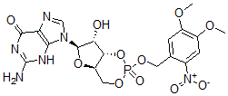 CAS 登录号：92313-26-3， 4,5-二甲氧基-2-硝基苄基环鸟苷酸